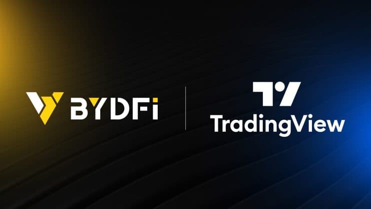 Logos von BYDFi und TradingView